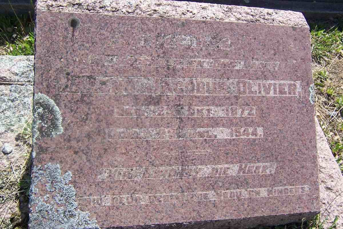 OLIVIER  ??Ma?erm Jacobus  1872-1944