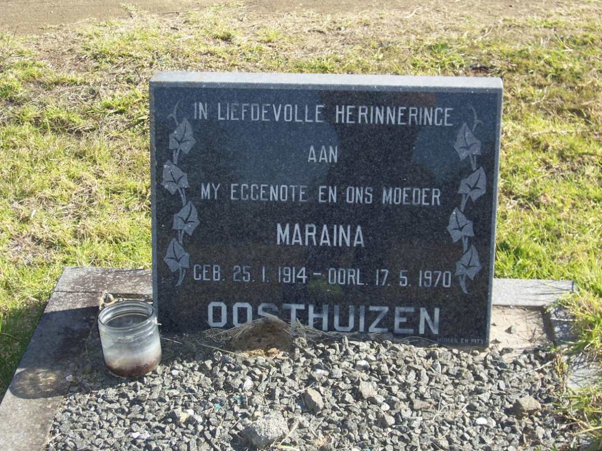 OOSTHUIZEN Maraina 1914-1970