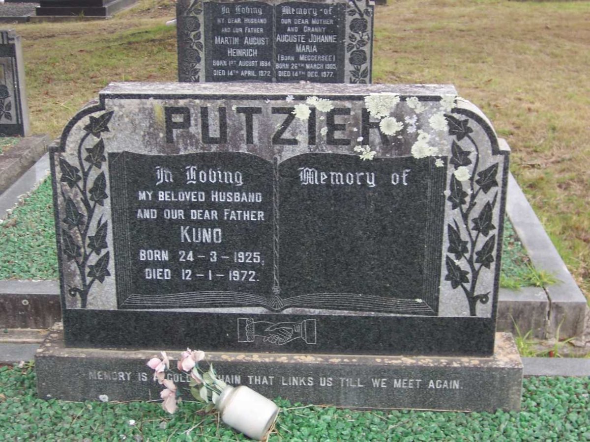 PUTZIER Kuno  1925-1972