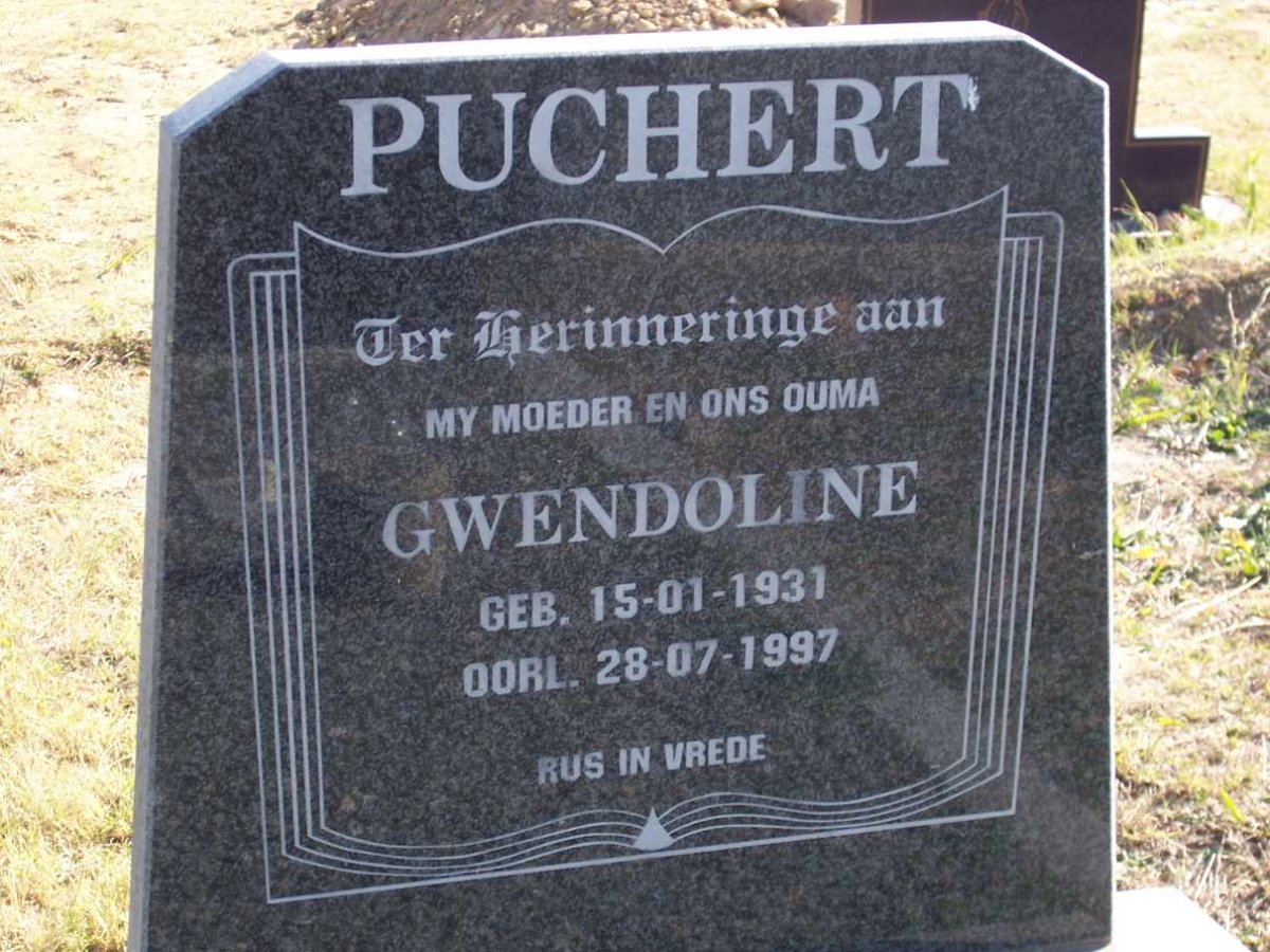 PUCHERT Gwendoline 1931-1997