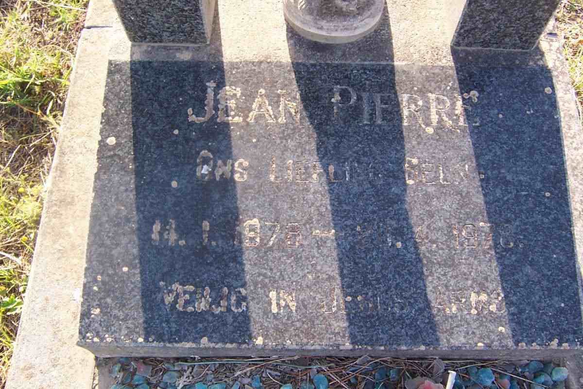 PLOOY Jean Pierre, du 1978-1978