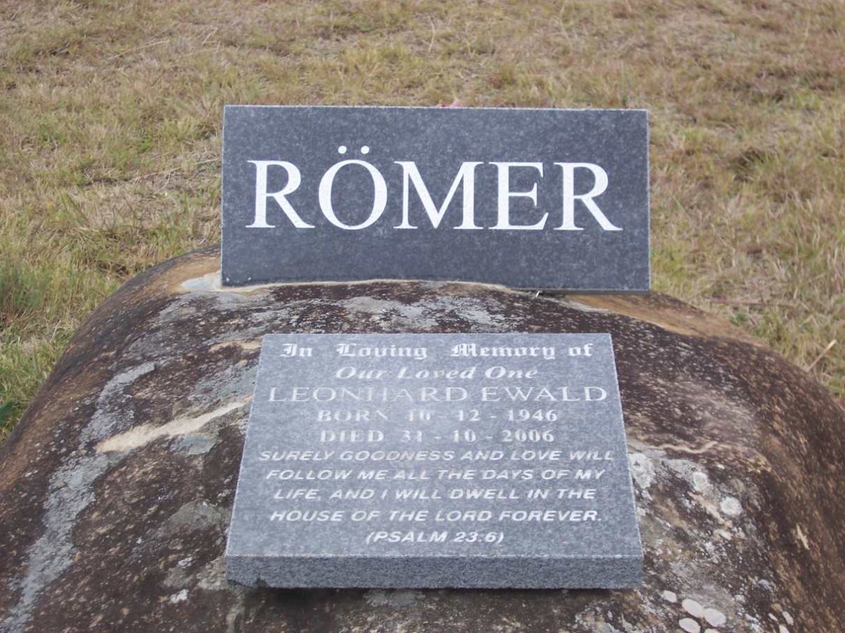 RÖMER Leonhard Ewald 1946-2006