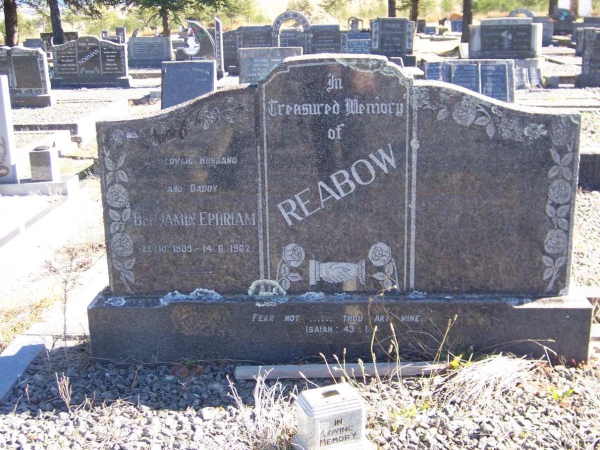 REABOW Benjamin Ephriam 1909-1962