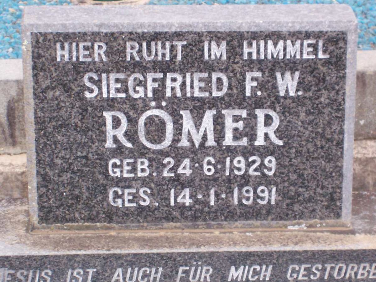 RÖMER Siegfried 1929-1991