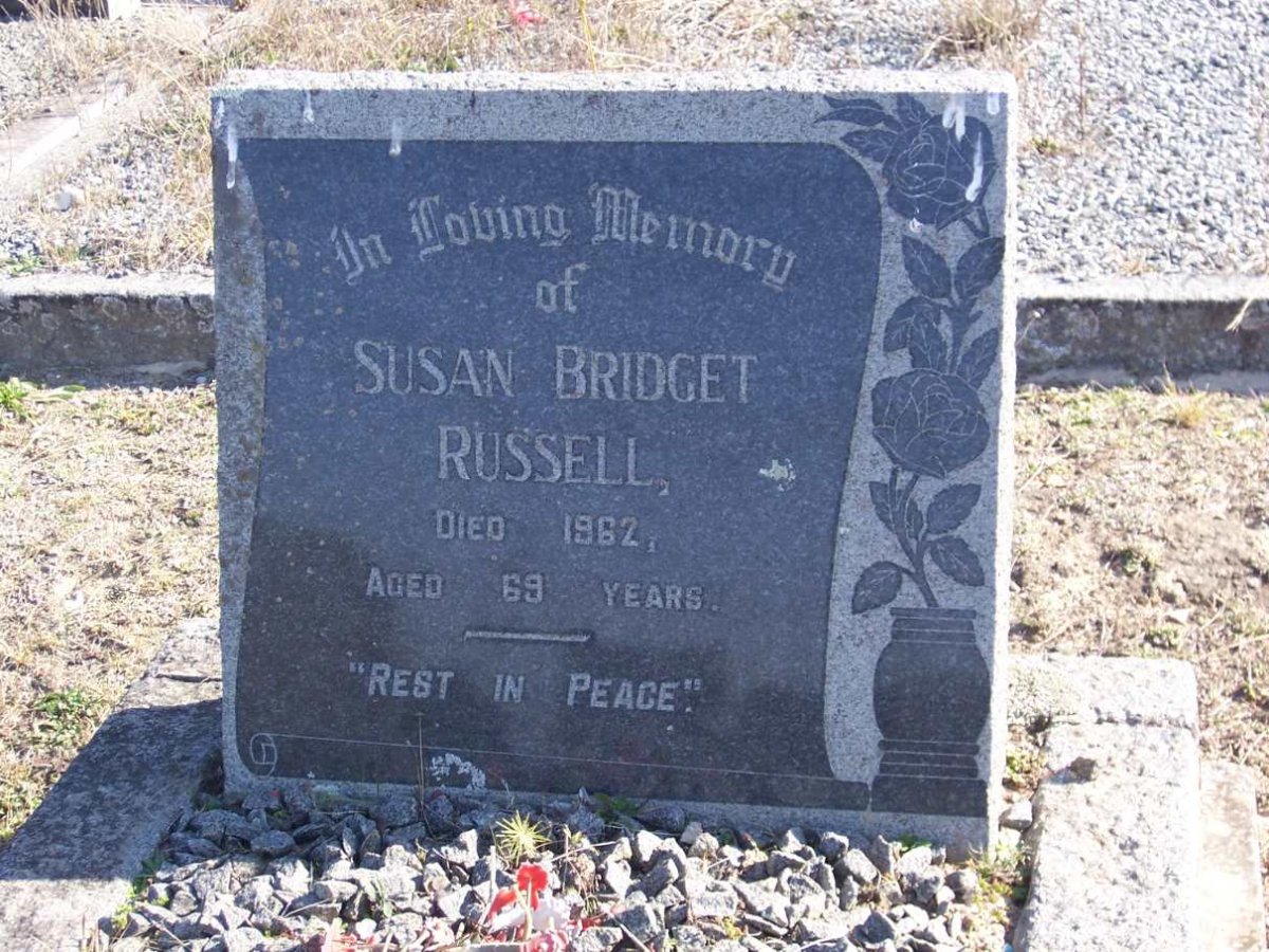 RUSSELL Susan Bridget 1893-1962