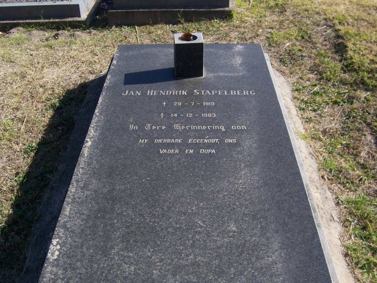 STAPELBERG Jan Hendrik 1919-1983