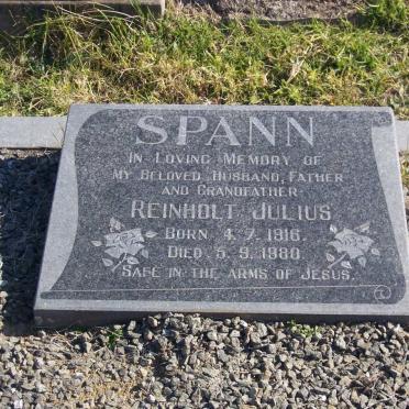 SPANN Reinholt Julius 1916-1980