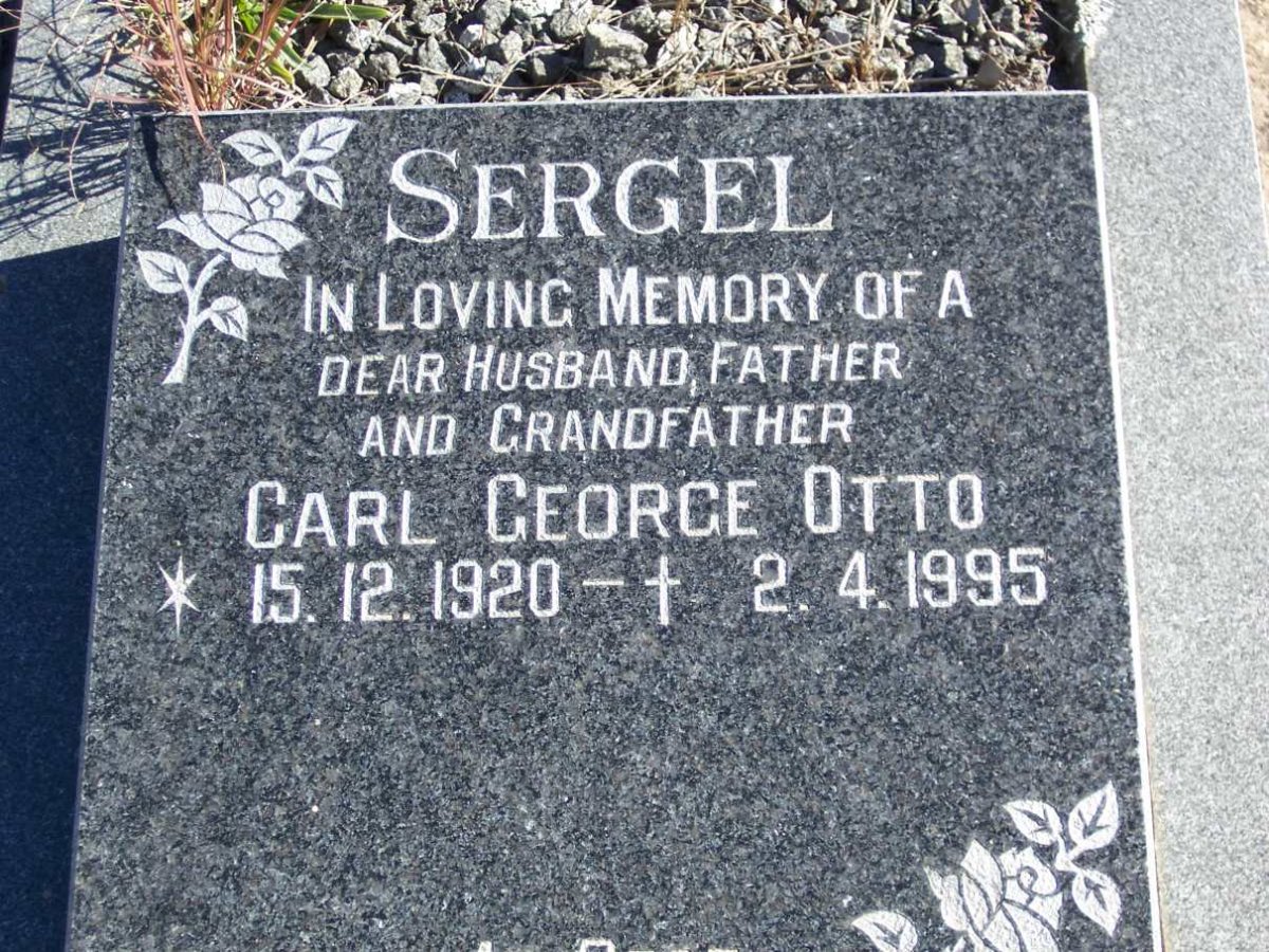 SERGEL Carl George Otto 1920-1995