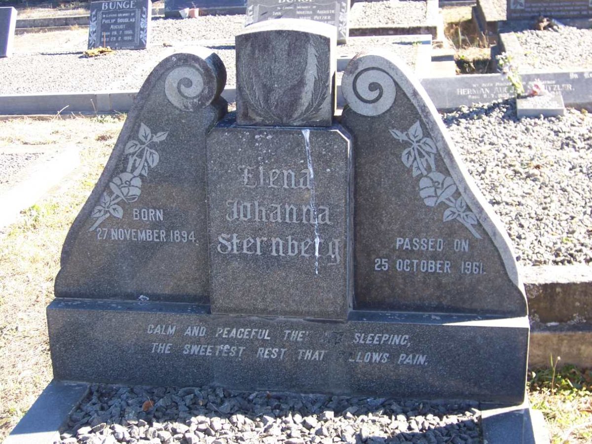 STERNBERG Elena Johanna 1894-1961