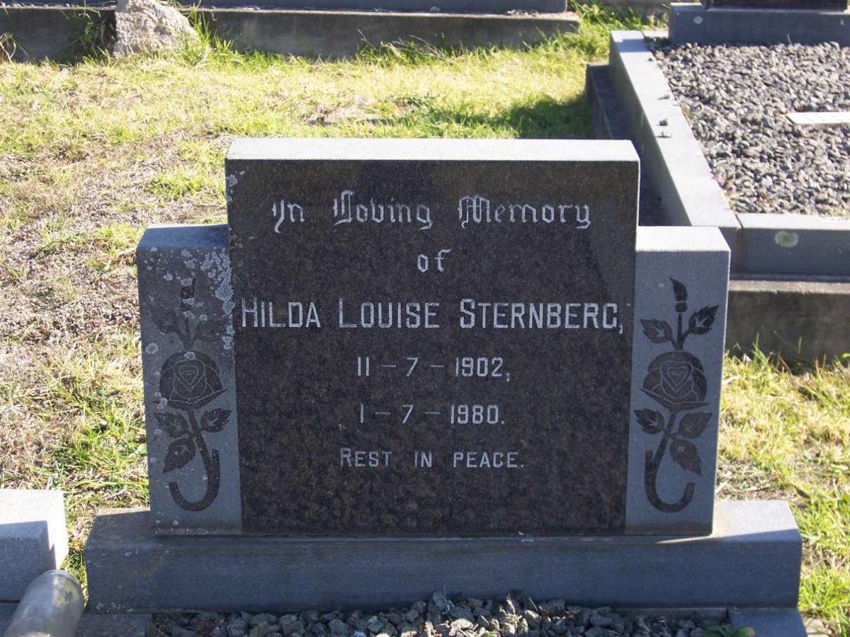 STERNBERG Hilda Louise 1902-1980