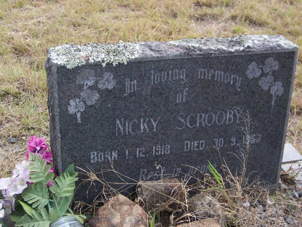 SCROOBY Nicky 1918-1953