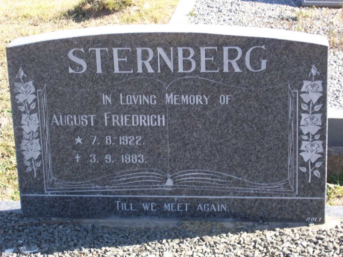 STERNBERG August Friedrich 1922-1983