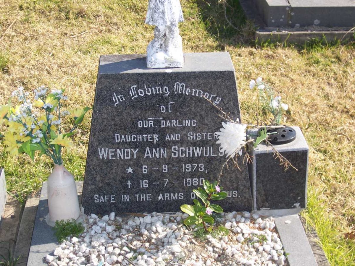 SCHWULST Wendy Ann 1973-1980