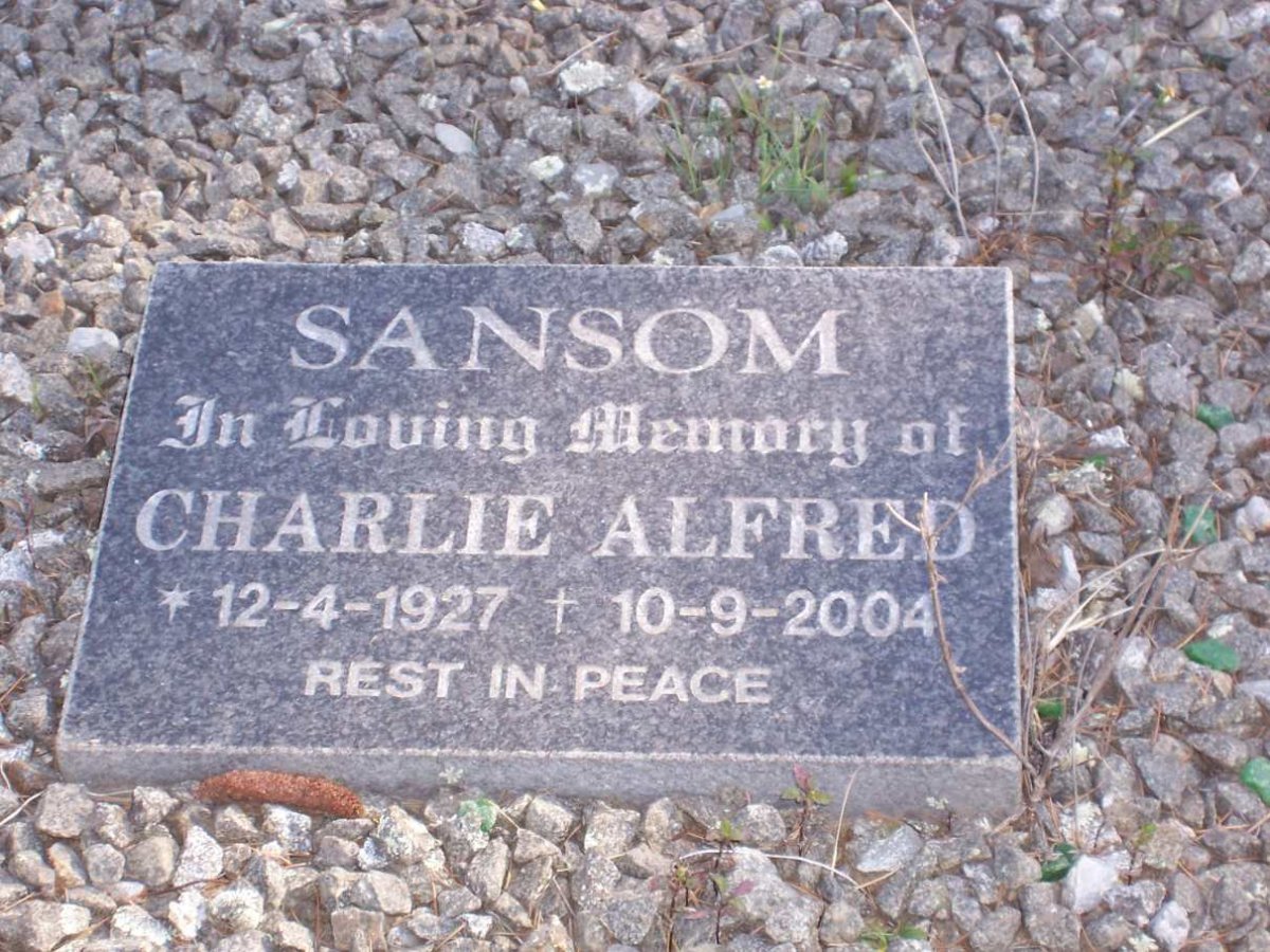SANSOM Charlie Alfred 1927-2004