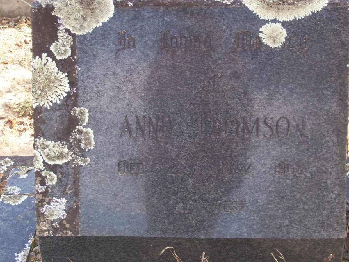 THOMSON Anne -1966