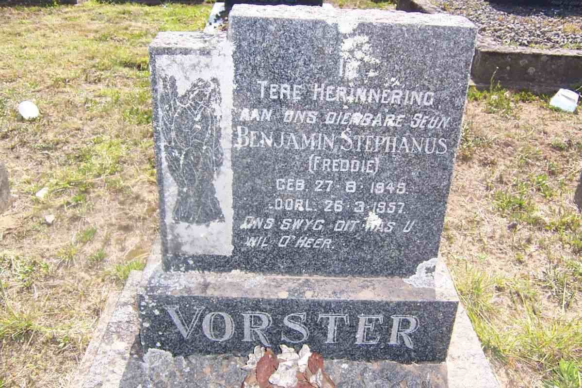 VORSTER Benjamin Stephanus 1949-1957