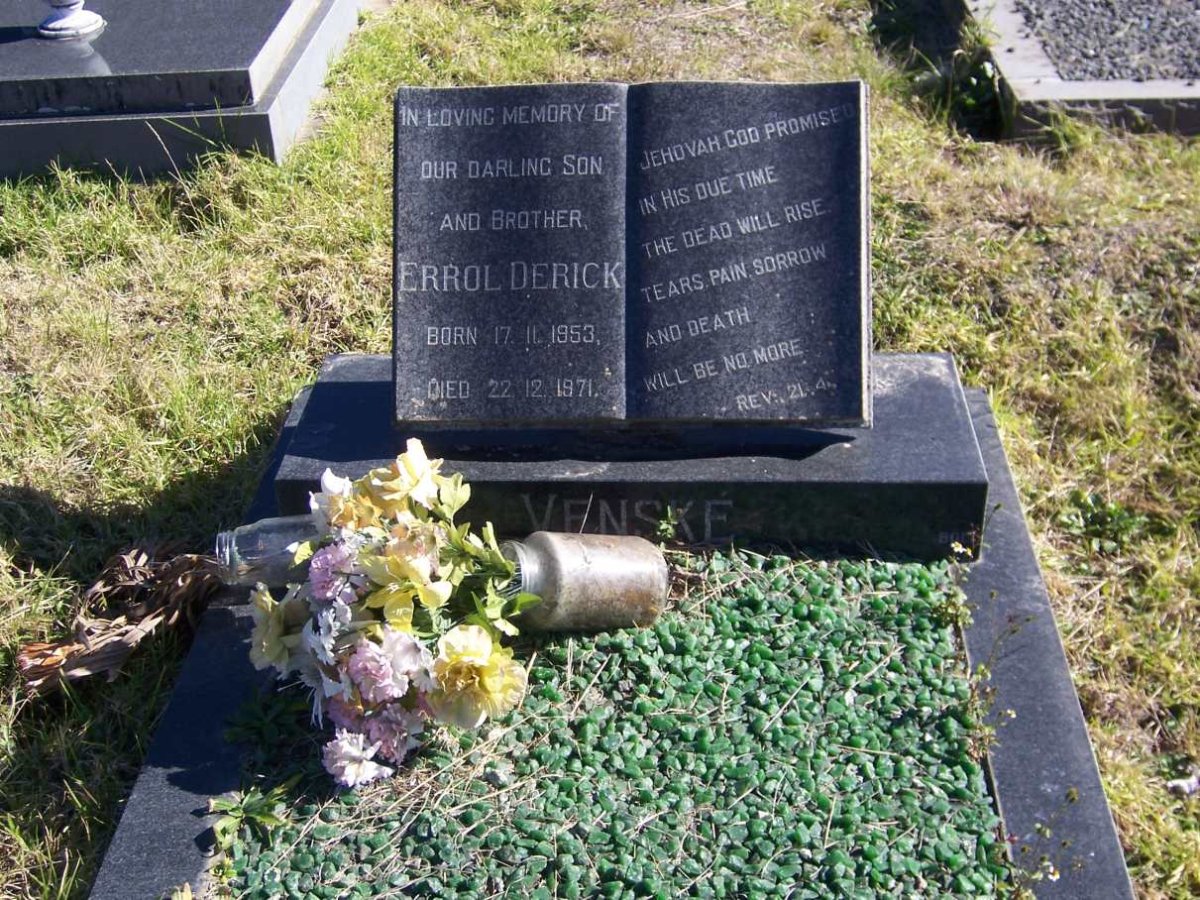 VENSKE Errol Derick 1953-1971