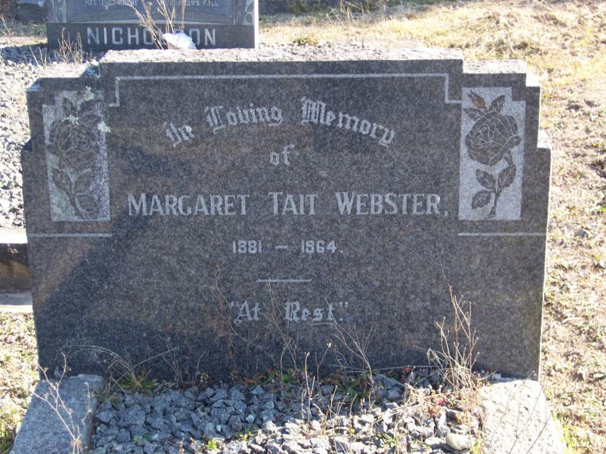 WEBSTER Margaret Tait 1881-1964