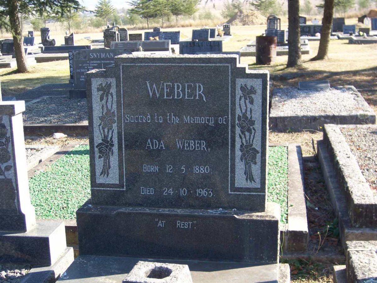 WEBER Ada 1880-1963