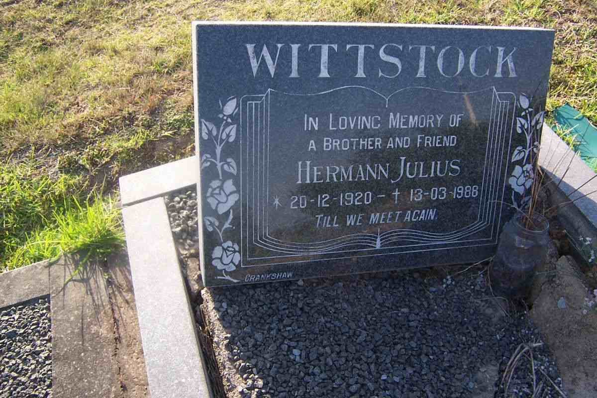 WITTSTOCK Hermann Julius 1920-1988