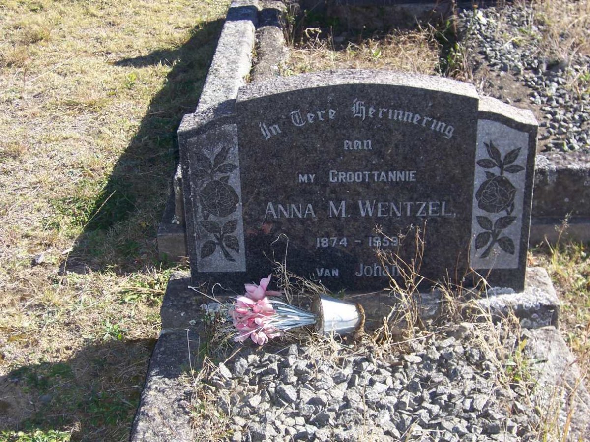 WENTZEL Anna M. 1874-1959