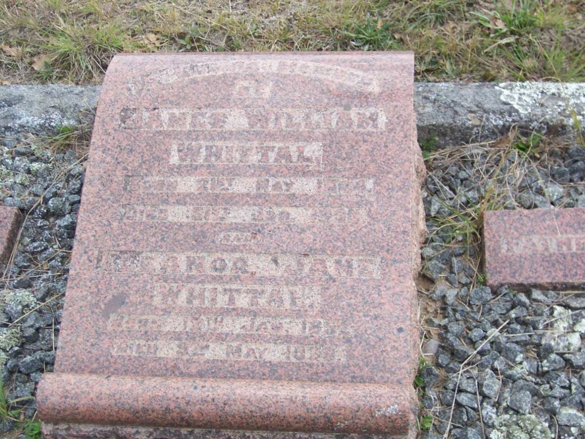 WHITTAL James William  &amp; Eleanor Jane