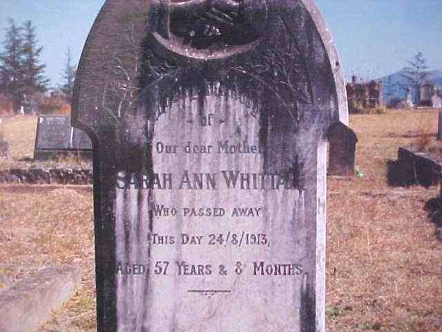 WHITTAL Sarah Ann -1913