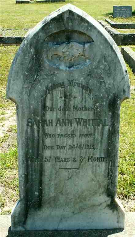 WHITTAL Sarah Ann  -1913