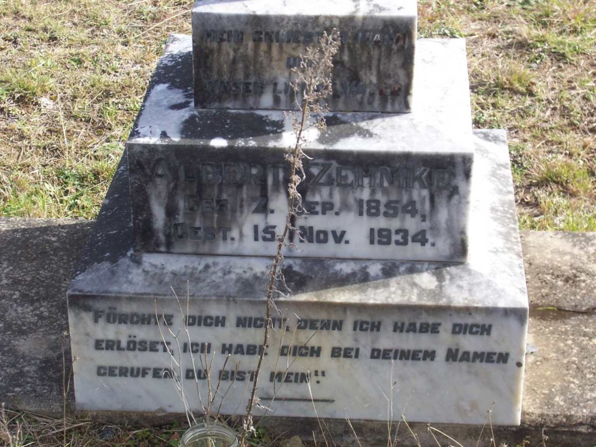 ZEHMKE Albert 1854-1934
