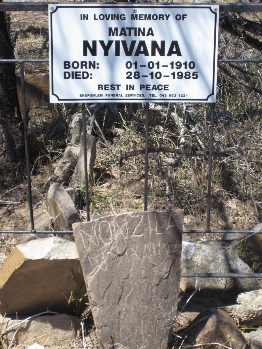 NYIVANA Matina 1910-1985 :: NYIVANA Nonzila