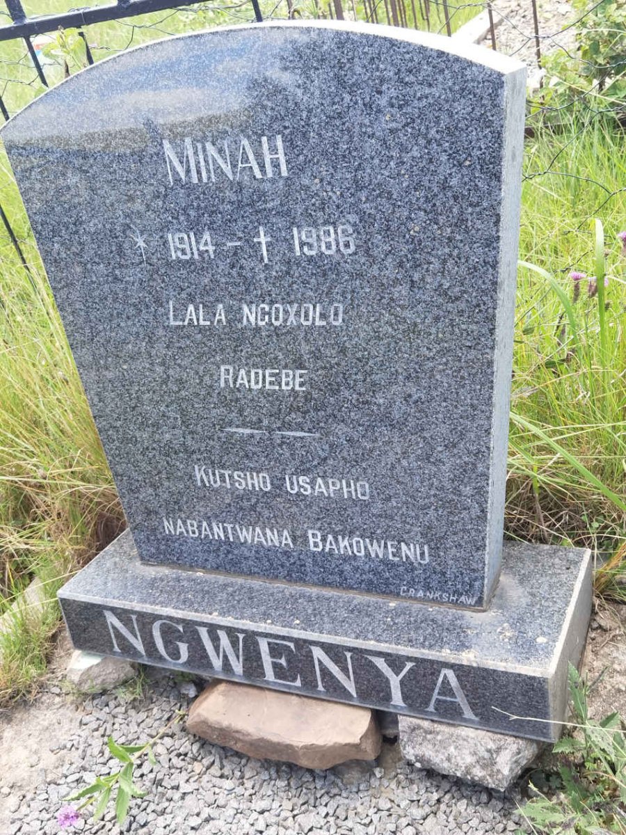 NGWENYA Minah 1914-1986