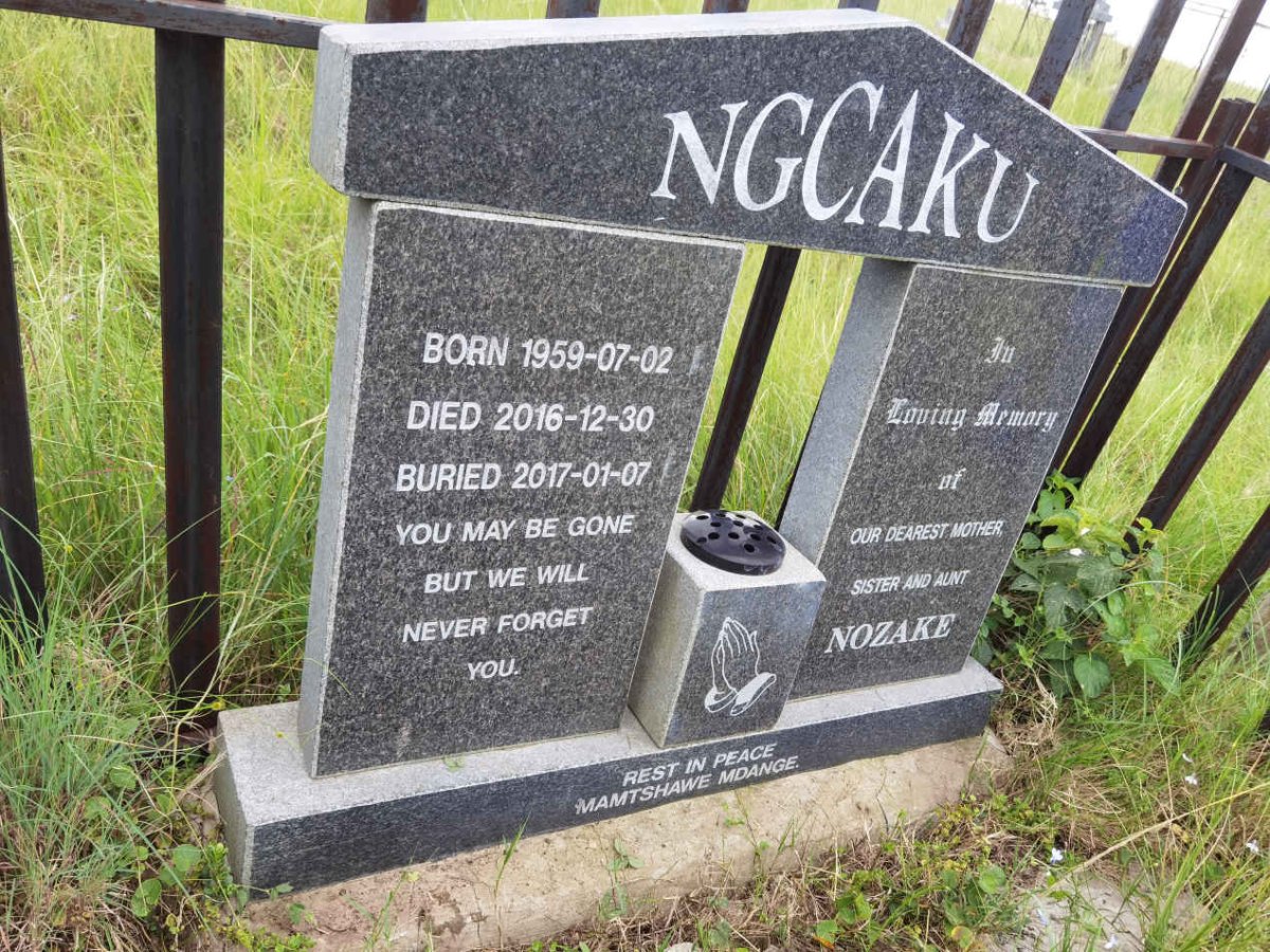 NGCAKU Nozake 1959-2016