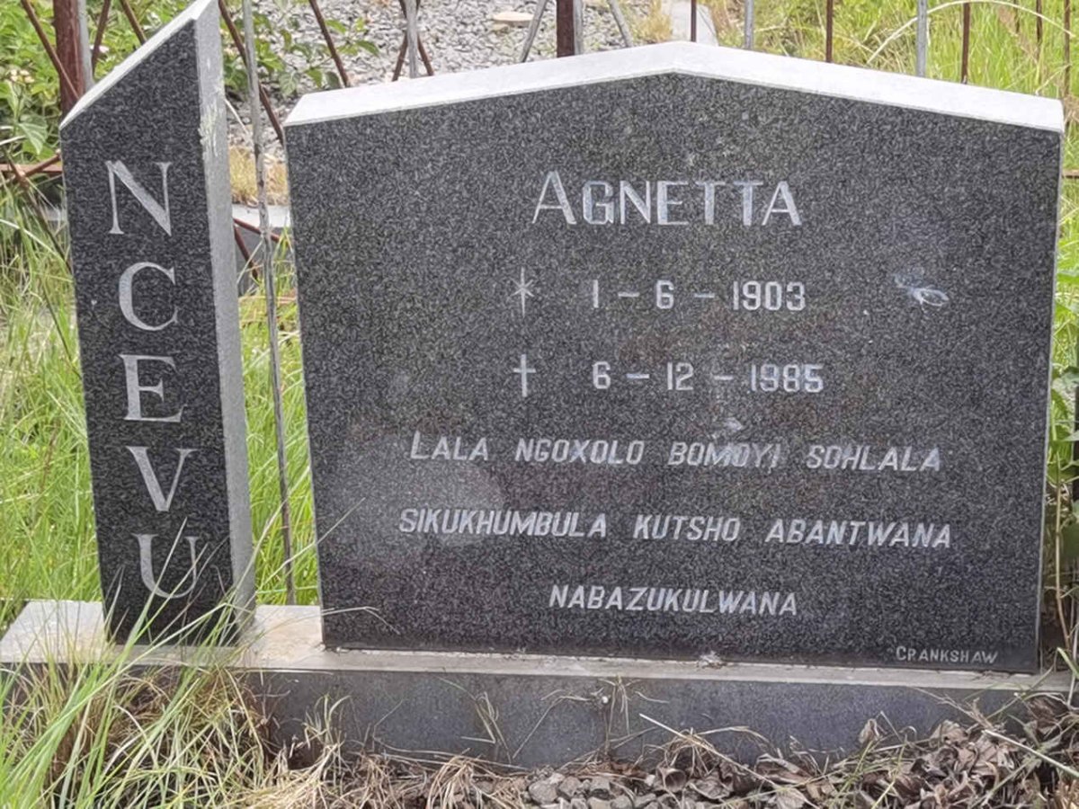 NCEVU Agnetta 1903-1985