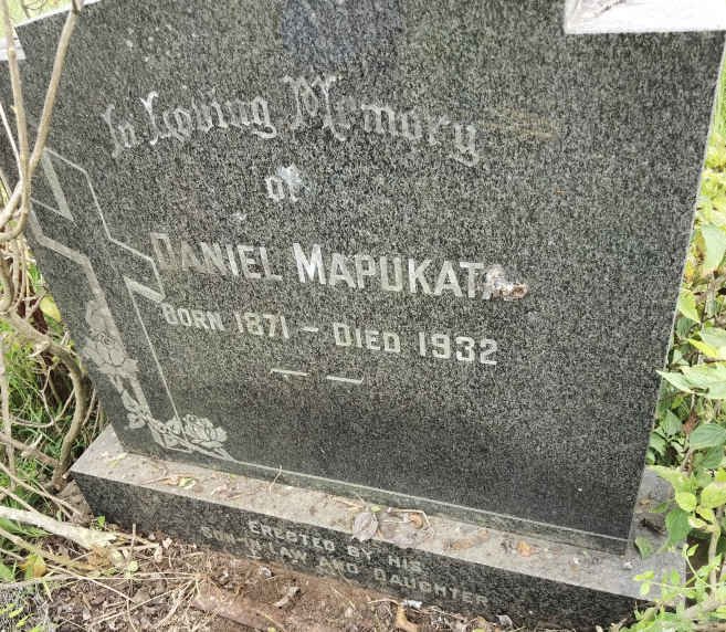 MAPUKATA Daniel 1871-1932
