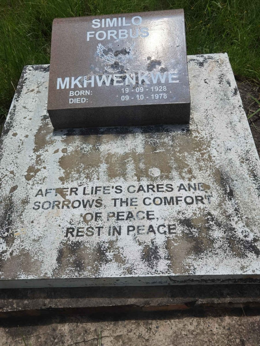 MKHWENKWE Similo Forbus 1928-1978