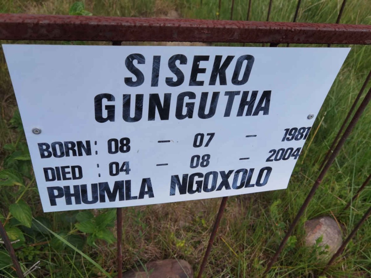 GUNGUTHA Siseko 1981-2004