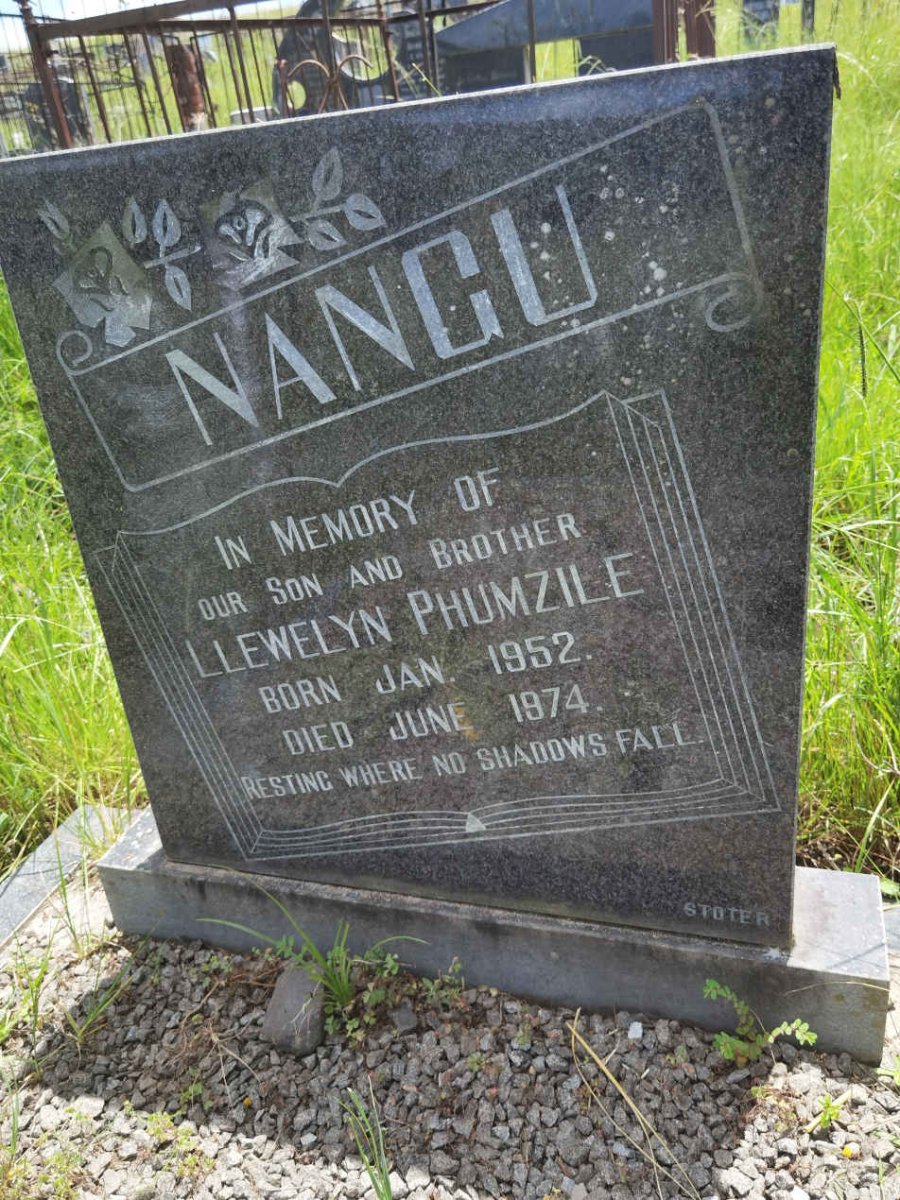 NANGU Llewelyn Phumzile 1952-1974
