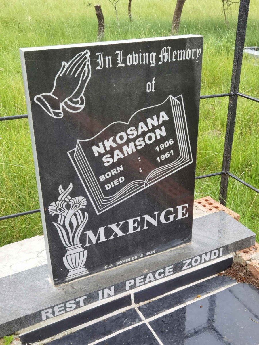 MXENGE Nkosana Samson 1906-1961