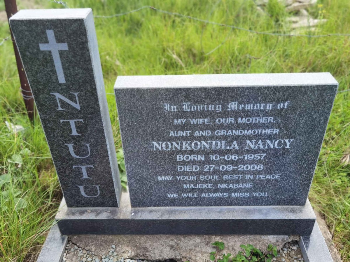 NTUTU Nonkondla Nancy 1957-2008