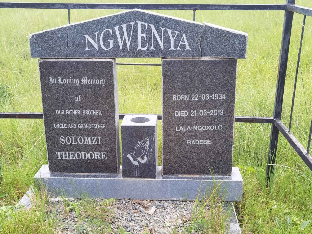 NGWENYA Solomzi Theodore 1934-2013