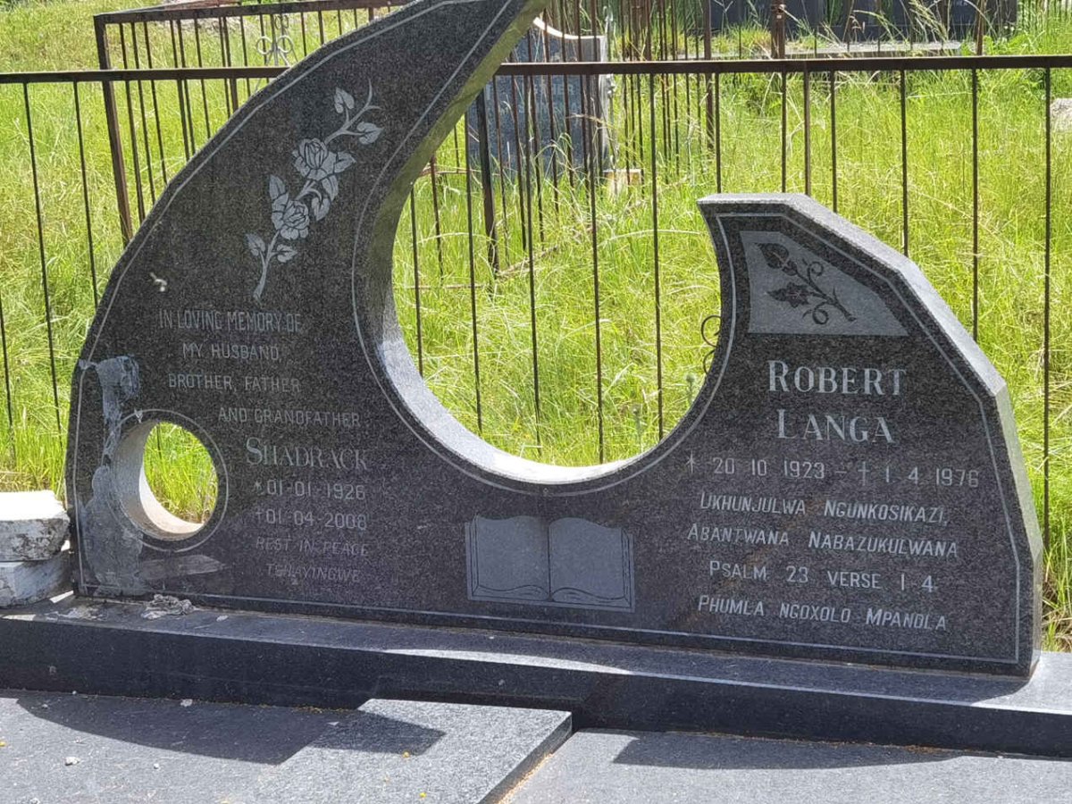 LANGA Robert 1923-1976 :: ? Shadrack 1926-2008
