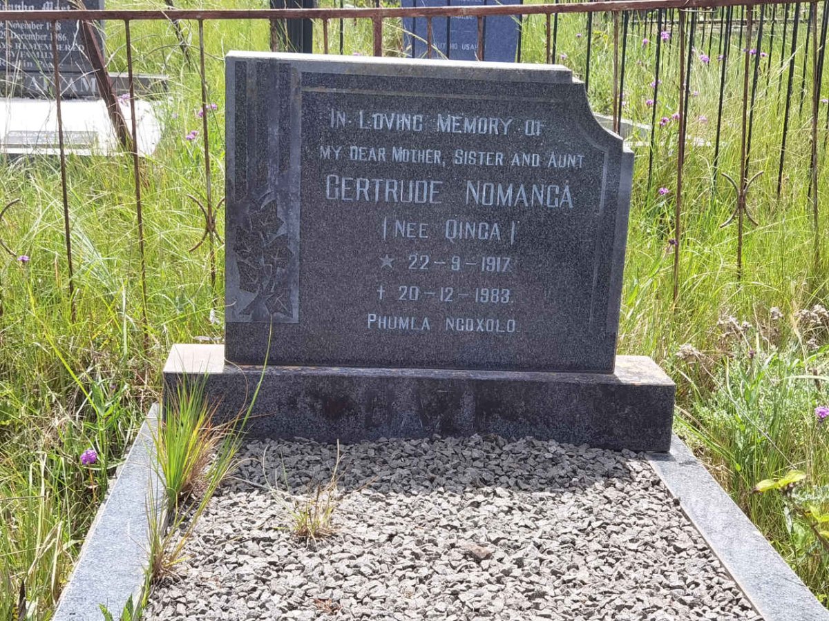 NOMANGA Gertrude nee QINGA 1917-1983