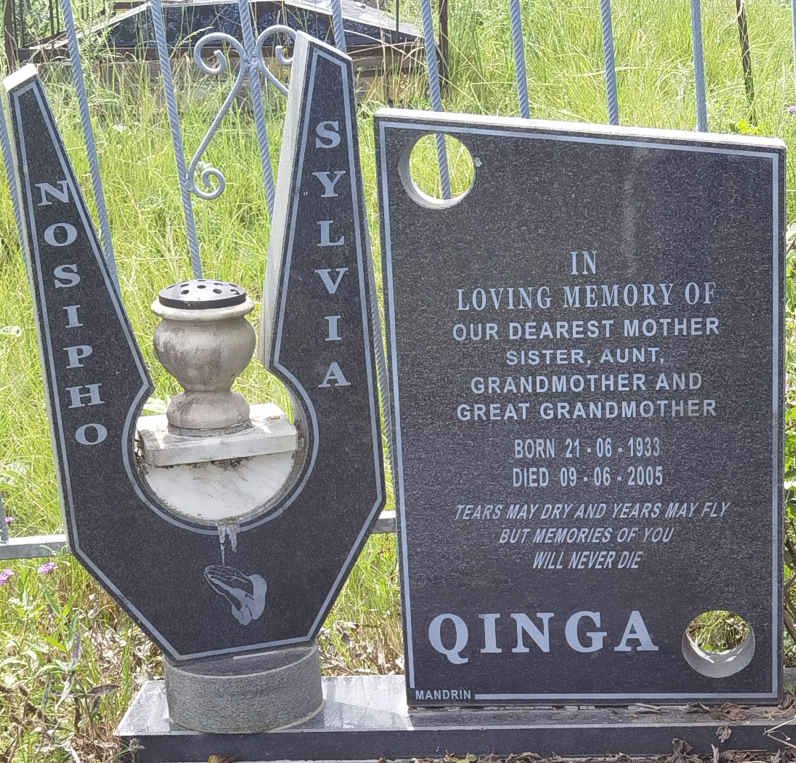 QINGA Nosipho Sylvia 1933-2005