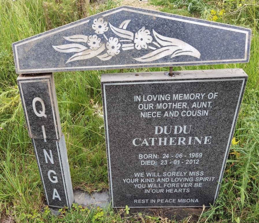QINGA Dudu Catherine 1969-2012