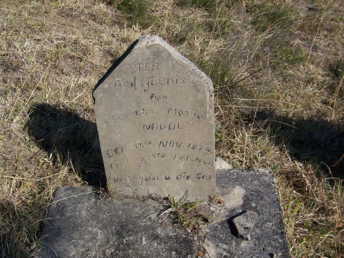 NAUDE Jeanetta Maria 1874-1940