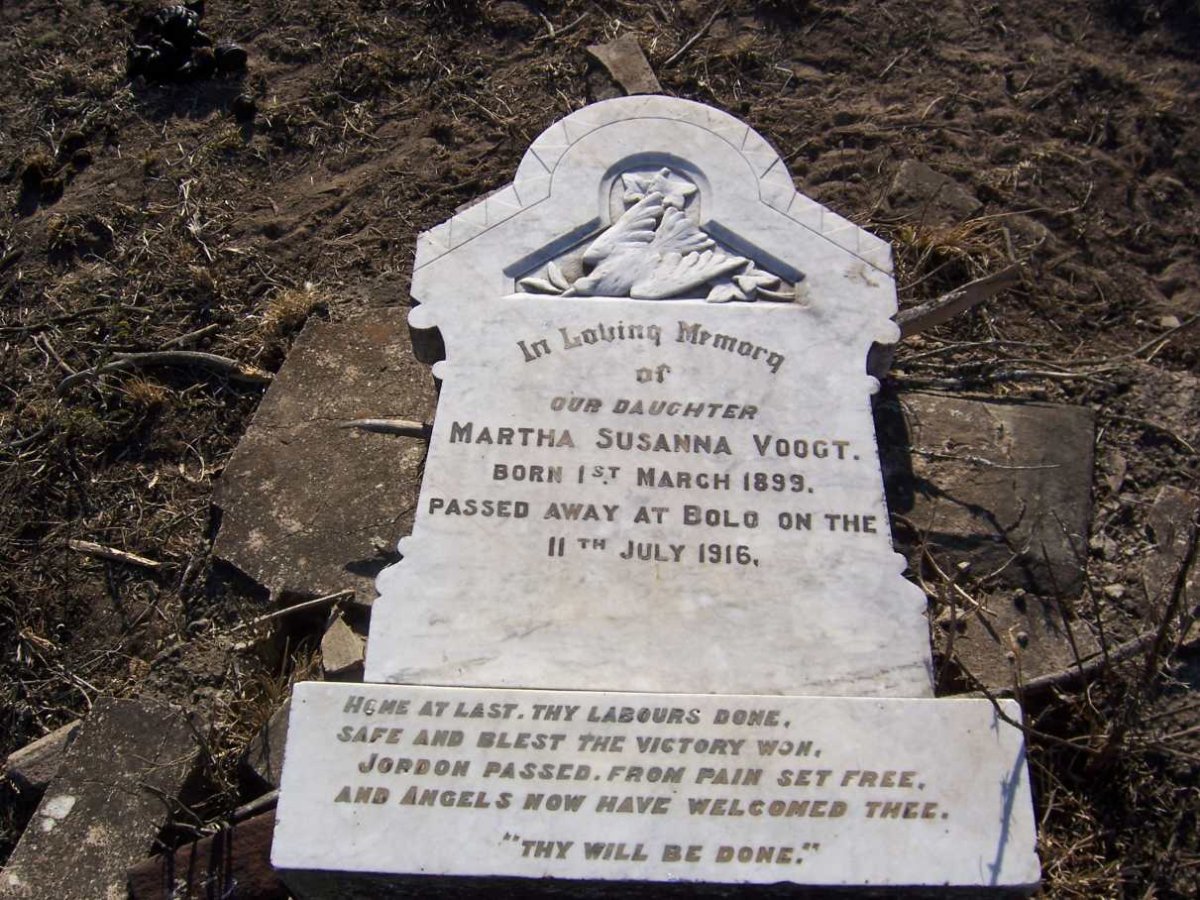 VOOGT Martha Susanna 1899-1916