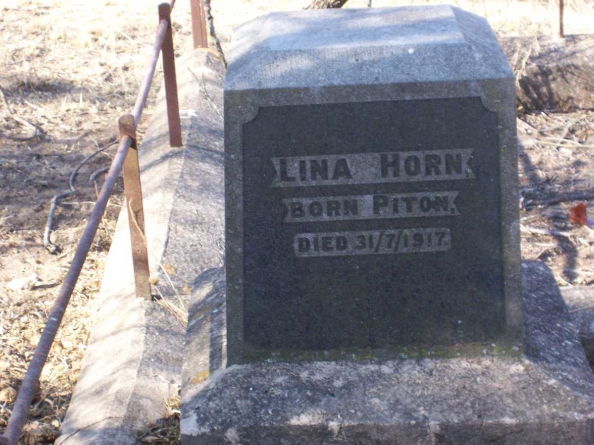 HORN Lina nee PITON -1917