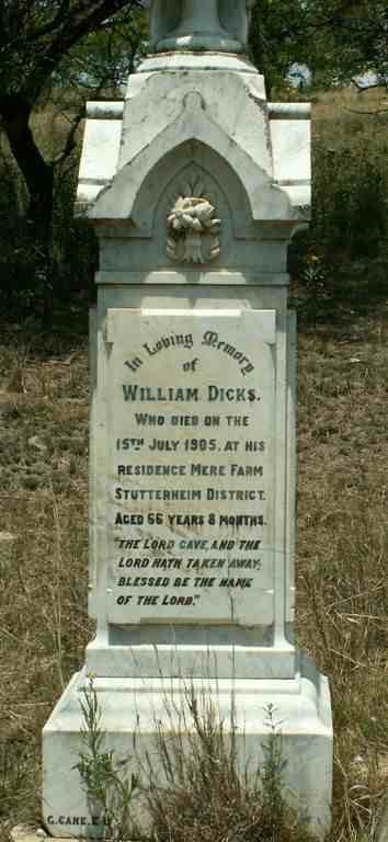 DICKS William  -1905