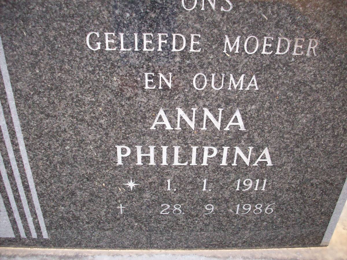 ALLERS Anna Philipina 1911-1986
