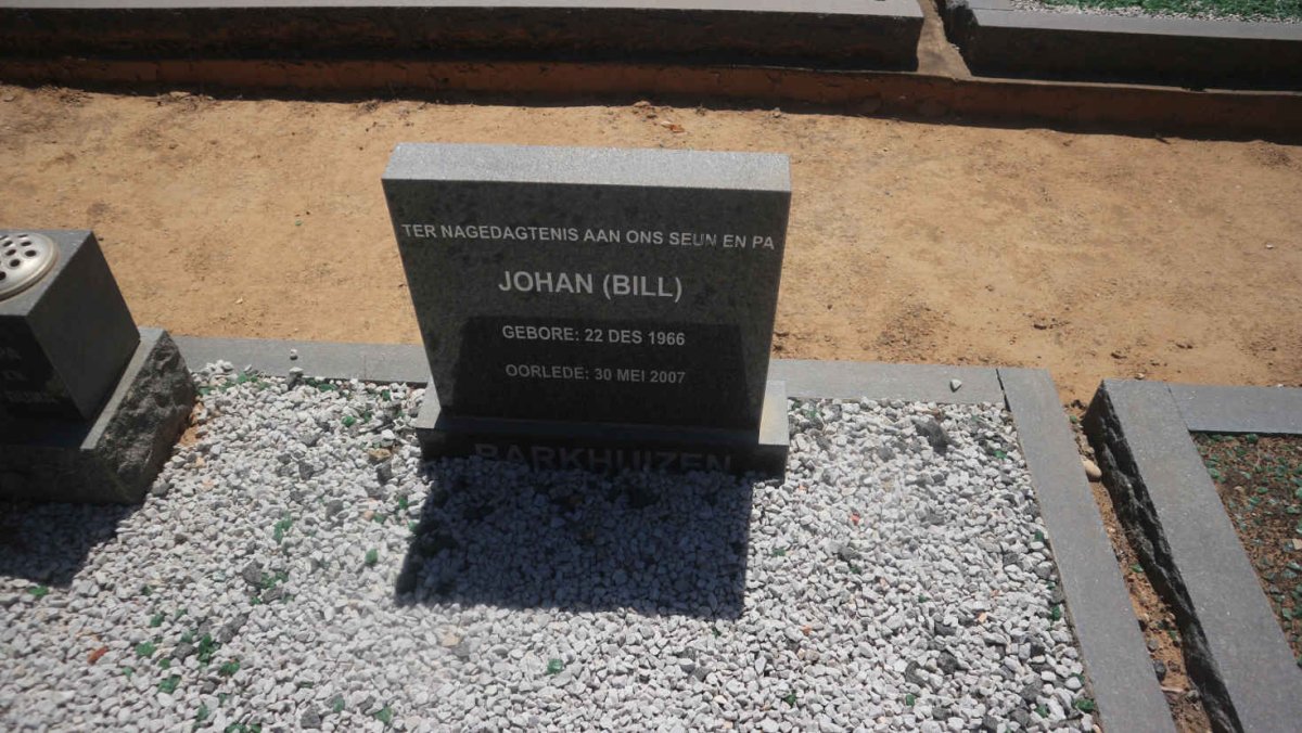 BARKHUIZEN Johan 1966-2007